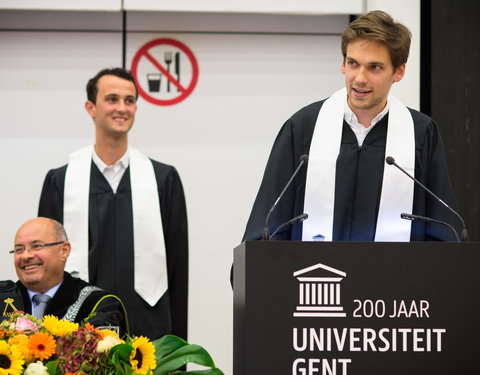 Proclamatie 2015/2016 faculteit Economie en Bedrijfskunde