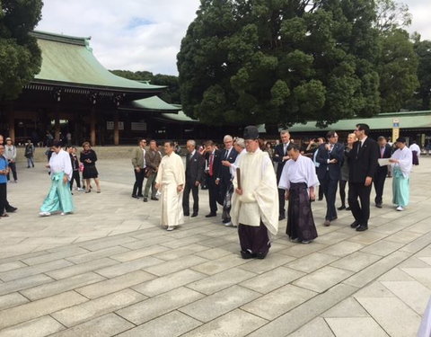 Delegatie UGent vergezelt koningshuis op staatsbezoek naar Japan