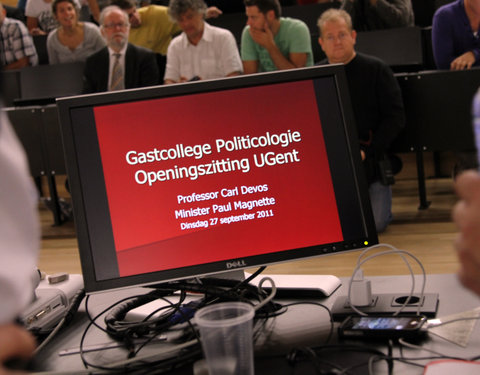 Openingscollege Politicologie met Paul Magnette-7050