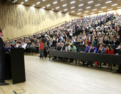 Openingscollege Politicologie met Paul Magnette-7065