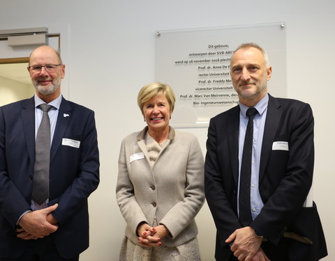 Inhuldiging nieuwbouw (Blok F) faculteit Bio-ingenieurswetenschappen op Campus Coupure