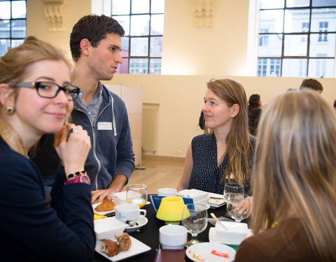 Onthaalontbijt voor nieuwe UGent medewerkers, aangesteld tussen 1 oktober en 16 november 2016