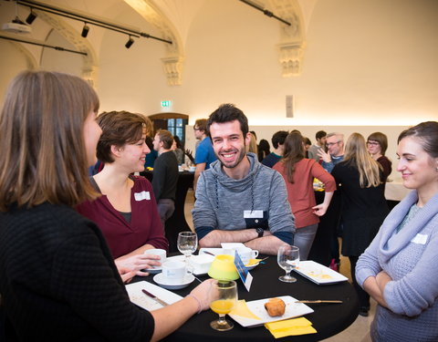 Onthaalontbijt voor nieuwe UGent medewerkers, aangesteld tussen 1 oktober en 16 november 2016