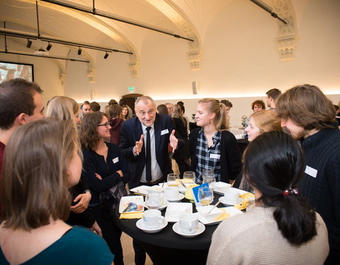 Onthaalontbijt voor nieuwe UGent medewerkers, aangesteld tussen 1 oktober en 16 november 2016