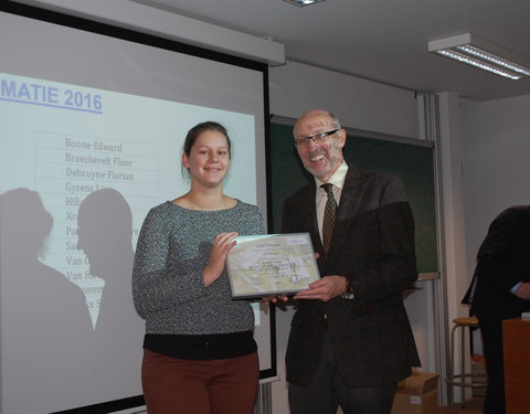 Uitreiking certificaten topstudenten Diergeneeskunde