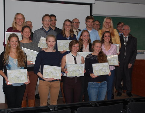 Uitreiking certificaten topstudenten Diergeneeskunde