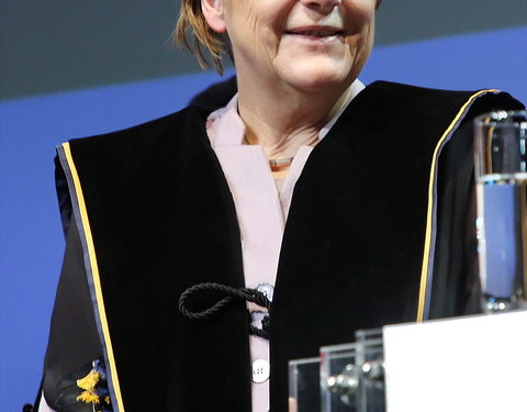 Uitreiking eredoctoraat aan Angela Merkel