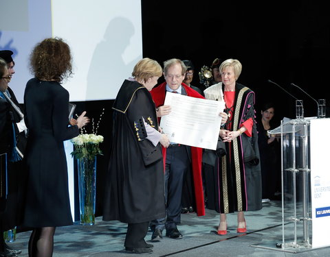 Uitreiking eredoctoraat aan Angela Merkel