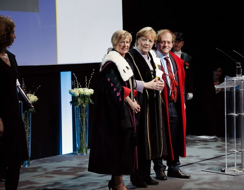 Uitreiking eredoctoraat aan Angela Merkel