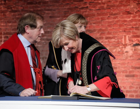 Uitreiking eredoctoraat aan Angela Merkel