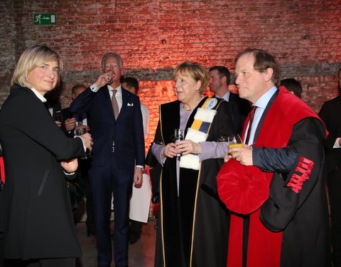 Uitreiking eredoctoraat aan Angela Merkel