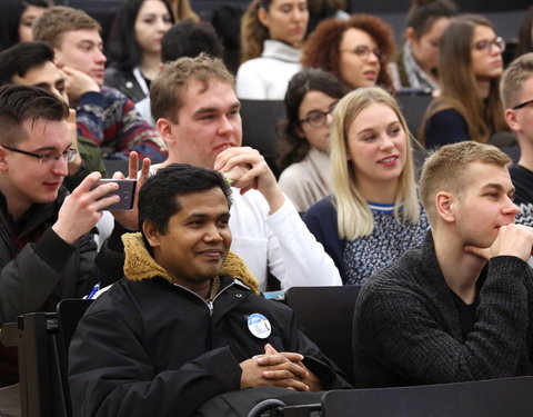 Ontvangst van internationale studenten tijdens Welcome Days