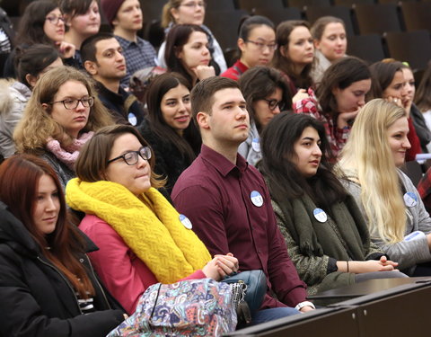 Ontvangst van internationale studenten tijdens Welcome Days