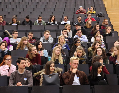 Ontvangst van internationale studenten tijdens Welcome Days