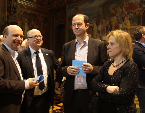 Inhuldiging samenwerking tussen Universiteit van de Verenigde Naties, UGent en VUB