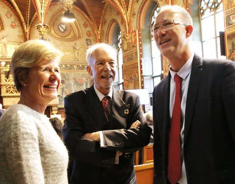 Inhuldiging samenwerking tussen Universiteit van de Verenigde Naties, UGent en VUB