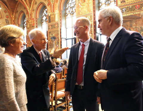 Inhuldiging samenwerking tussen Universiteit van de Verenigde Naties, UGent en VUB