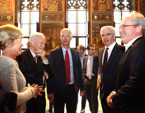 Inhuldiging samenwerking tussen Universiteit van de Verenigde Naties, UGent en VUB