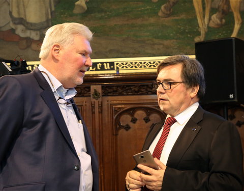 Inhuldiging samenwerking tussen Universiteit van de Verenigde Naties, UGent en VUB