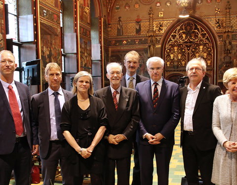 Inhuldiging samenwerking tussen Universiteit van de Verenigde Naties, UGent en VUB