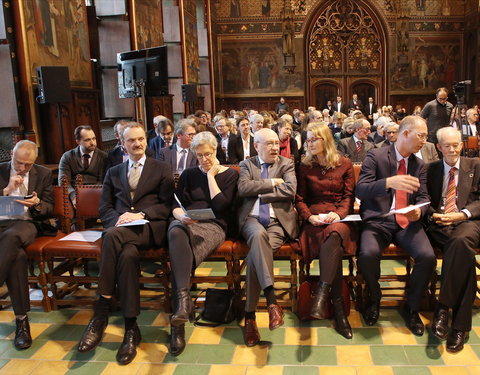 Inhuldiging samenwerking tussen Universiteit van de Verenigde Naties, UGent en VUB