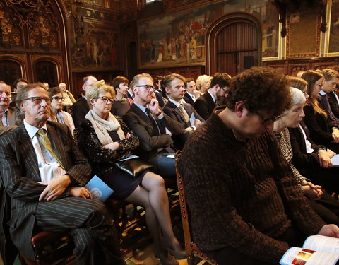 Inhuldiging samenwerking tussen Universiteit van de Verenigde Naties, UGent en VUB