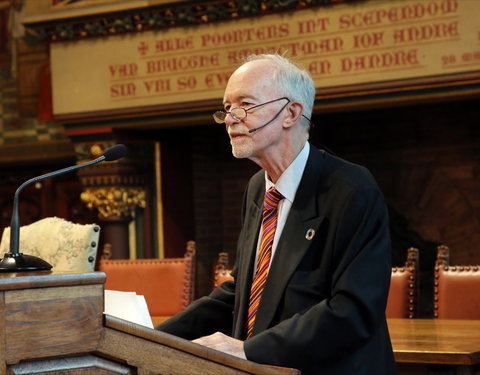 Inhuldiging samenwerking tussen Universiteit van de Verenigde Naties, UGent en VUB