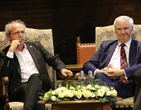 Inhuldiging samenwerking tussen Universiteit van de Verenigde Naties, UGent en VUB