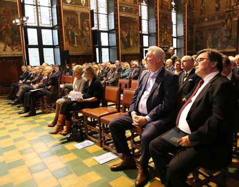 Inhuldiging samenwerking tussen Universiteit van de Verenigde Naties, UGent en VUB