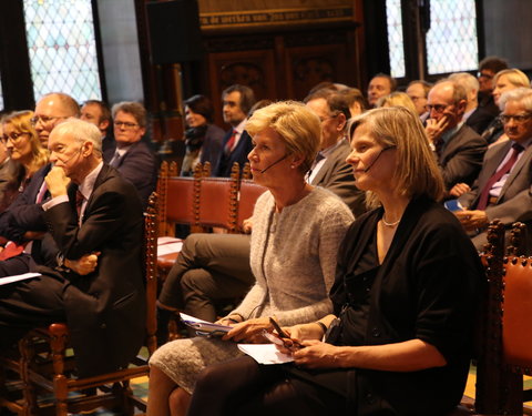 Inhuldiging samenwerking tussen Universiteit van de Verenigde Naties, UGent en VUB