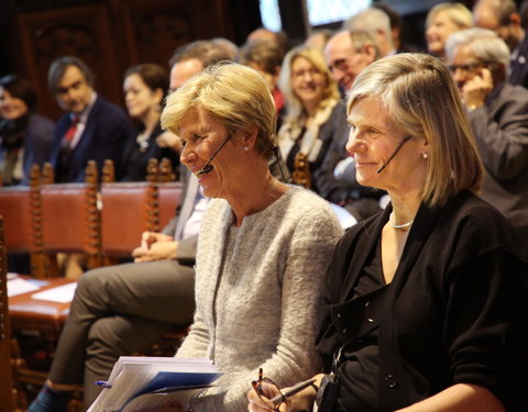 Inhuldiging samenwerking tussen Universiteit van de Verenigde Naties, UGent en VUB