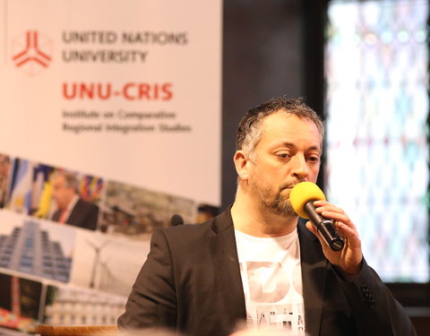 Inhuldiging samenwerking tussen Universiteit van de Verenigde Naties, UGent en VUB