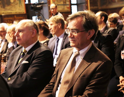 Inhuldiging samenwerking tussen Universiteit van de Verenigde Naties, UGent en VUB