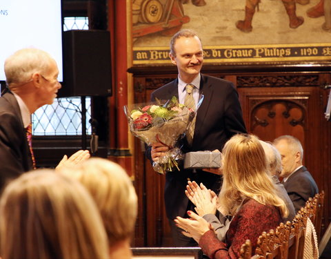 Inhuldiging samenwerking tussen Universiteit van de Verenigde Naties, UGent en VUB