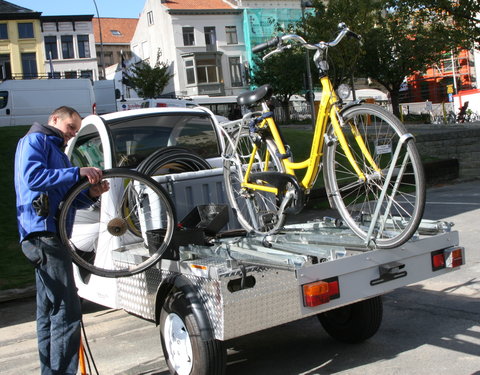 Fiets in het stadsbeeld