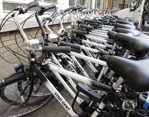 Fiets in het stadsbeeld