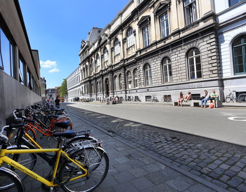 Fiets in het stadsbeeld