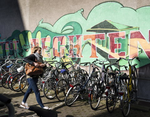 Fiets in het stadsbeeld