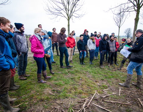 Aanplant klimaatbos in Melle