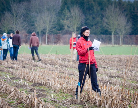 Aanplant klimaatbos in Melle