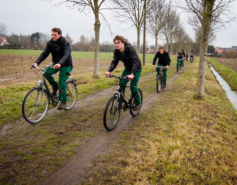 Aanplant klimaatbos in Melle