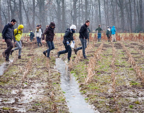 Aanplant klimaatbos in Melle