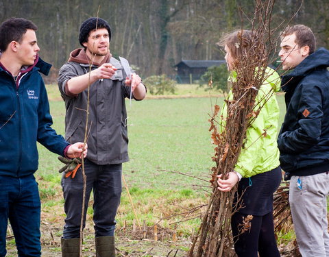 Aanplant klimaatbos in Melle