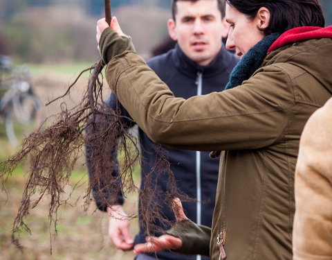 Aanplant klimaatbos in Melle