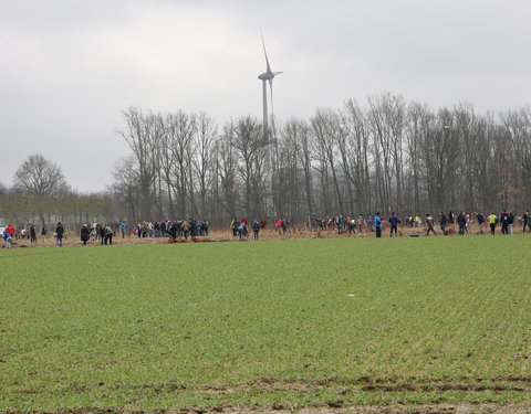 Aanplant klimaatbos in Melle