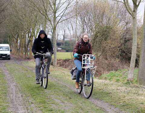 Aanplant klimaatbos in Melle