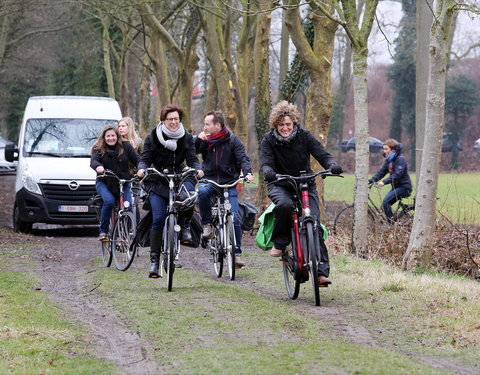 Aanplant klimaatbos in Melle