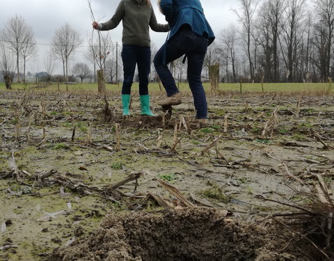 Aanplant klimaatbos in Melle