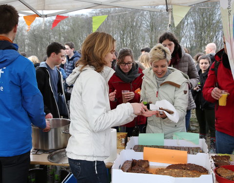 Aanplant klimaatbos in Melle