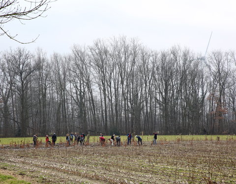 Aanplant klimaatbos in Melle